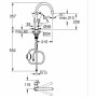 Rubinetto Monocomando Grohe Start Flow - 30569000 Ottone Forma a C