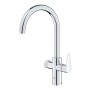 Kitchen Tap Grohe Blue Pure StartCurve Metallo Forma a C