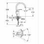 Kitchen Tap Grohe Wave Cosmopolitan - 32449001 Forma a C Metallo