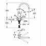 Kitchen Tap Grohe Get - 31494001 Forma a C Metallo