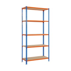 Scaffale Simon Rack Maderclick 5/400 750 kg Metallo 5 Mensole Truciolare (180 x 90 x 40 cm)