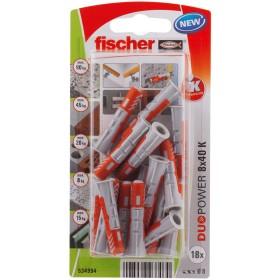 Tacchetti Fischer DuoPower 534994 8 x 40 mm Nylon (18 Unità)