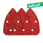 Carta vetrata Wolfcraft 1756000 80/120/240 g (9,6 x 13,6 cm)