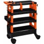 Carrello per attrezzi FX Tools Nero Arancio polipropilene (68 x 35 x 87,5 cm)