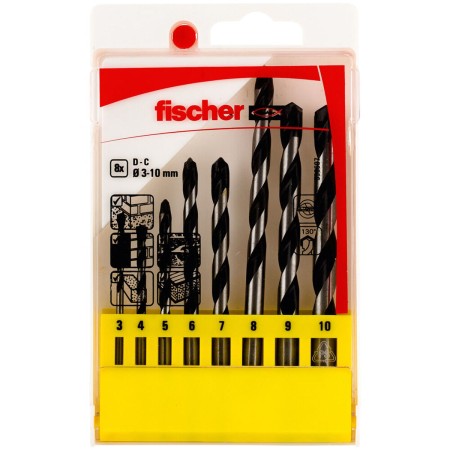 Set di trapani Fischer 536607 (8 Pezzi)