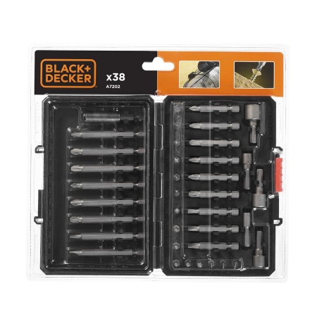 Set di punte Black & Decker A7202-XJ 38 Pezzi