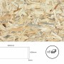 Tavola di formica Bertini 120 x 60 cm (3 Unità)