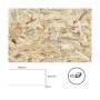 Tavola di formica Bertini OSB Legno 90 x 60 cm