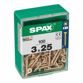 Scatola a viti SPAX Vite per legno Testa piatta (3,0 x 25 mm)