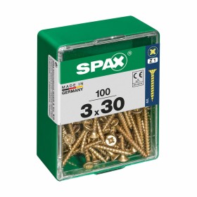 Scatola a viti SPAX Vite per legno Testa piatta (3,0 x 30 mm)