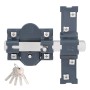 Chiavistello di sicurezza Fac 301-r/80 Acciaio Grigio scuro 50 mm 80 mm