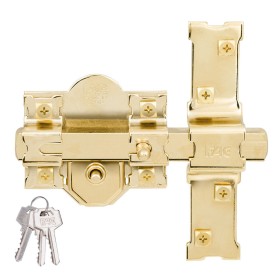 Chiavistello di sicurezza Fac 301-rp/80 Dorato Acciaio 50 mm 80 mm