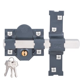 Chiavistello di sicurezza Fac 201-l/80 Acciaio Grigio scuro 50 mm 80 mm