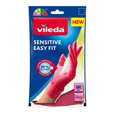 Guanti di nitrile Vileda Easy Fit 168411 S