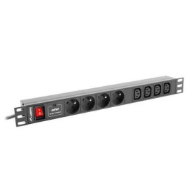 Multipresa 8 Prese con Interruttore Lanberg PDU-04E04I-0200-IEC-BK