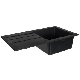 Lavello a Una Vasca Maidsinks 1D volcano 76 x 44 cm Nero