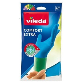 Guanti da Lavoro Vileda Confort Extra Azzurro Verde Metallo