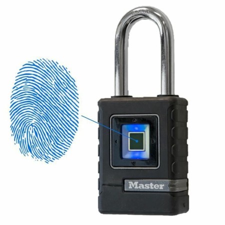 Lucchetto con Impronta Digitale Master Lock Zinco elastomero