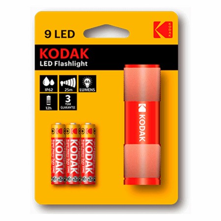 Torcia LED Kodak 9LED Rosso