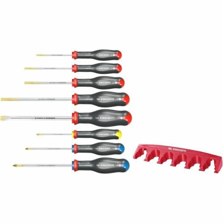 Set di Cacciaviti Facom Protwist AT.8PB Phillips Alba Plana Pozidriv 8 Pezzi