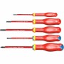 Set di Cacciaviti Facom Protwist Isolated 1000V AT5VE.PB Alba Plana Pozidriv 5 Pezzi